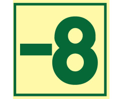 מדבקת מספר 8-