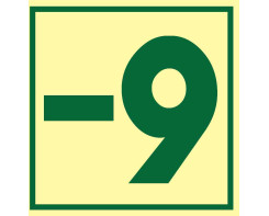 מדבקת מספר 9-
